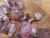 Natural Mine Run Mini to Small Amethyst/Smokey Quartz Crystals - sold per 500g - From Chiredzi, Zimbabwe - TopRock