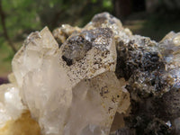 Natural Golden Limonite Quartz Vug Specimens With Goethite Inclusions  x 2 From Zambia - TopRock