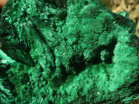 Natural Chatoyant Silky Malachite Specimens  x 3 From Congo