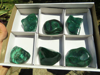 Polished Malachite Free Forms x 6 From Congo - TopRock