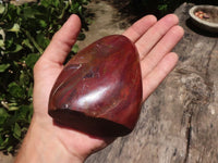 Polished Red Jasper Standing Free Forms  x 2 From Madagascar - TopRock