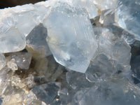 Natural Blue Celestite Crystal Specimens  x 2 From Sakoany, Madagascar - Toprock Gemstones and Minerals 