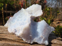 Natural Etched Blue Chalcedony Specimens  x 12 From Nsanje, Malawi