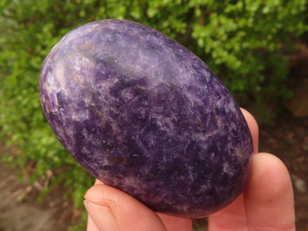 Polished  Purple Lepidolite Free Forms  x 6 From Zimbabwe