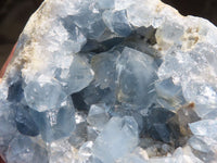 Natural Blue Celestite Crystal Specimens  x 2 From Sakoany, Madagascar - Toprock Gemstones and Minerals 