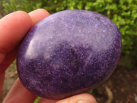 Polished  Purple Lepidolite Free Forms  x 6 From Zimbabwe