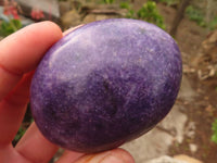 Polished  Purple Lepidolite Free Forms  x 6 From Zimbabwe