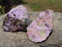 Natural Rare Stichtite Specimens With Green Serpentine x 2 From Barberton, South Africa - TopRock