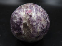 Polished Purple Lepidolite Spheres x 4 From Madagascar - TopRock