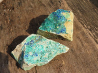 Natural Azurite & Malachite On Dolomite Specimens  x 35 From Kaokoveld, Namibia - Toprock Gemstones and Minerals 