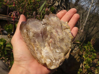 Natural Cascading Smokey Quartz Clusters x 2 From Luena, Congo