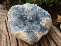 Natural Large Blue Celestite Crystal Specimen  x 1 From Sakoany, Madagascar