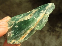 Polished Green Mtorolite / Emerald Chrome Chrysoprase Plates  x 3 From Zimbabwe - Toprock Gemstones and Minerals 