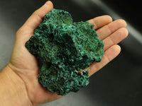 Natural Fibrous Silky Malachite Specimens x 2 From Kasompe, Congo - TopRock