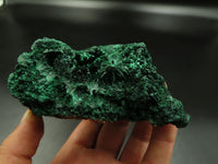 Natural Fibrous Silky Malachite Specimens x 2 From Kasompe, Congo - TopRock