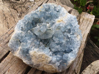 Natural Large Blue Celestite Crystal Specimen  x 1 From Sakoany, Madagascar