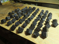 Polished Merlinite / Gabbro Cubes Cut to Stand - sold per piece - From Madagascar - TopRock