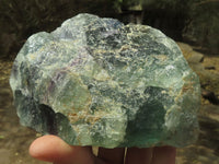 Natural Selected Watermelon Fluorite Cobbed Pieces x 4 From Uis, Namibia - TopRock