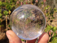 Polished Clear Quartz Crystal Balls x 5 From Madagascar