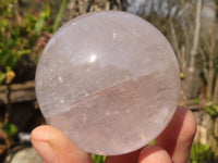 Polished Clear Quartz Crystal Balls x 5 From Madagascar