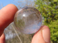 Polished Clear Quartz Crystal Balls x 5 From Madagascar