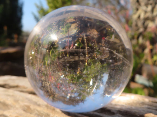 Polished Clear Quartz Crystal Balls x 5 From Madagascar