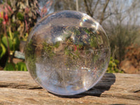 Polished Clear Quartz Crystal Balls x 5 From Madagascar