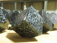 Polished Merlinite / Gabbro Cubes Cut to Stand - sold per piece - From Madagascar - TopRock