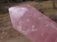 Polished Gemmy Pink Rose Quartz Double Terminated Points  x 4 From Ambatondrazaka, Madagascar - TopRock