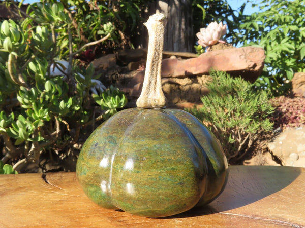 Polished Verdite Pumpkin Carving x 1 From Zimbabwe - TopRock