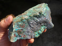 Natural Rough Shattuckite With Malachite & Cuprite Specimens  x 3 From Kaokoveld, Namibia - Toprock Gemstones and Minerals 