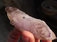 Natural Large Sceptre & Skeletal Smokey Amethyst Crystals  x 6 From Chiredzi, Zimbabwe