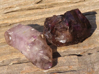 Natural Large Sceptre & Skeletal Smokey Amethyst Crystals  x 6 From Chiredzi, Zimbabwe