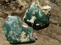 Polished Emerald Mtorolite / Chrome Chrysoprase Plates  x 4 From Zimbabwe - TopRock