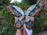 Polished Large Gemstone Butterfly - sold per piece From South Africa - TopRock