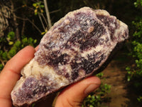 Natural Rough Purple Lepidolite Specimens  x 6 From Namibia - Toprock Gemstones and Minerals 