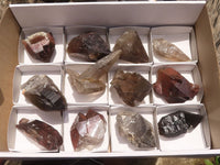 Polished Lovely Selection Of Smokey Quartz Crystals  x 12 From Southern Africa - TopRock