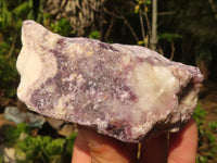 Natural Rough Purple Lepidolite Specimens  x 6 From Namibia - Toprock Gemstones and Minerals 