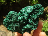 Natural Chatoyant Silky Malachite Specimens  x 6 From Kasompe, Congo - Toprock Gemstones and Minerals 