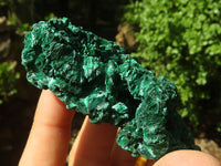 Natural Chatoyant Silky Malachite Specimens  x 6 From Kasompe, Congo - Toprock Gemstones and Minerals 