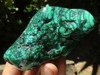 Polished Malachite Free Forms With Stunning Flower & Banding Patterns x 6 From Congo - TopRock