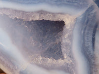 Polished Blue Lace Agate Standing Free Forms  x 2 From Nsanje, Malawi - Toprock Gemstones and Minerals 