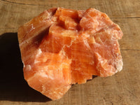 Natural New Sunset Orange Calcite Specimens  x 12 From Spitzkop, Namibia