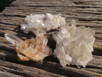 Natural Small Mixed Quartz Clusters With Long Intact Crystals x 24 From Madagascar - TopRock