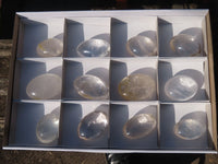 Polished Semi Optic Quartz Gallets With Golden Hematoid In Some  x 12 From Madagascar - TopRock