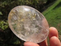 Polished Semi Optic Quartz Gallets With Golden Hematoid In Some  x 12 From Madagascar - TopRock