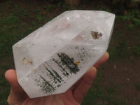 Polished Large Chlorite "Moss" Included Quartz Crystal x 1 From Madagascar - TopRock