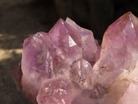 Natural Jacaranda Amethyst Clusters  x 2 From Zambia