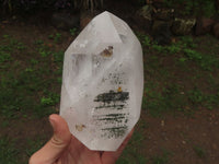 Polished Large Chlorite "Moss" Included Quartz Crystal x 1 From Madagascar - TopRock