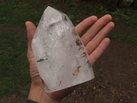 Polished Large Chlorite "Moss" Included Quartz Crystal x 1 From Madagascar - TopRock